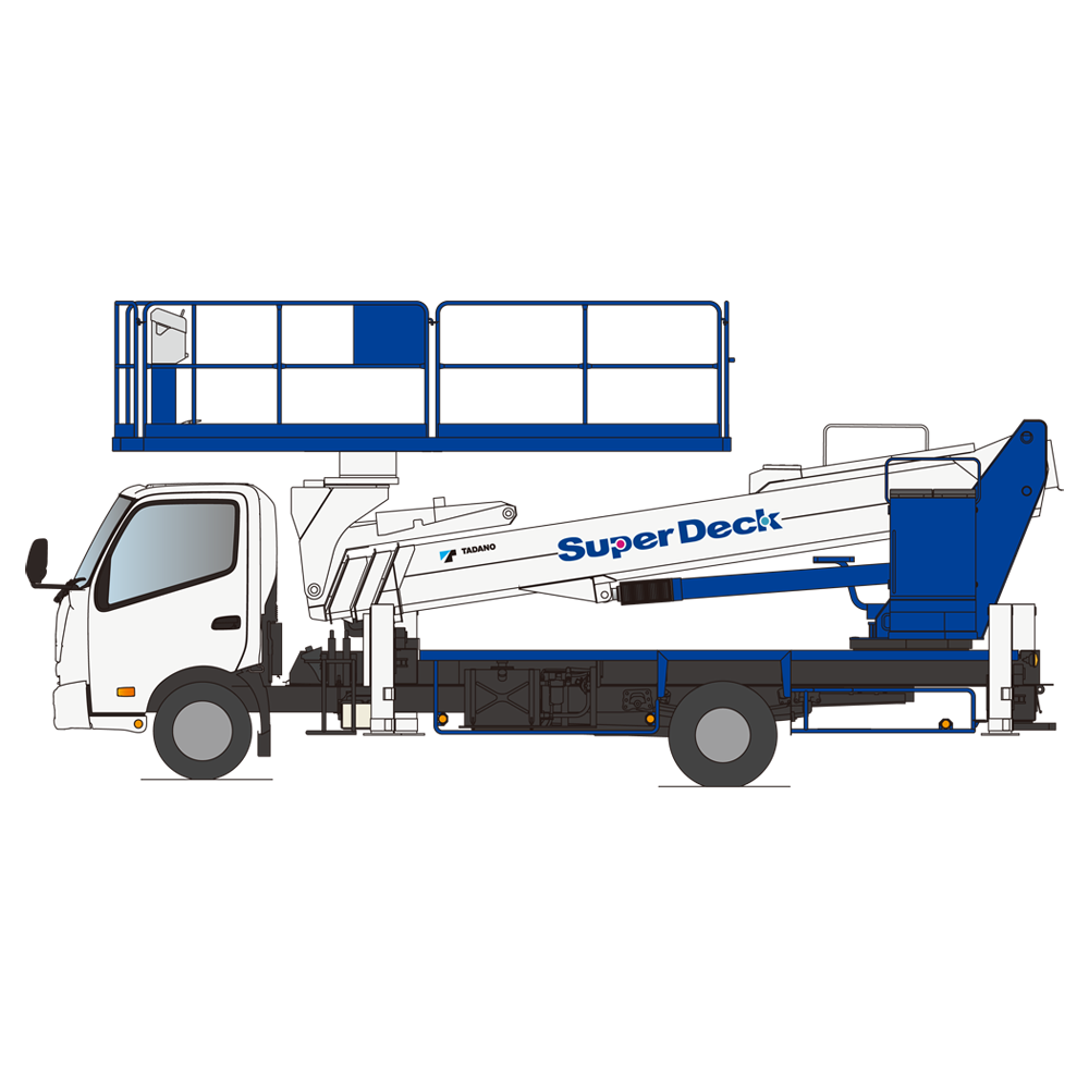 法面工事 タダノ スーパーデッキ