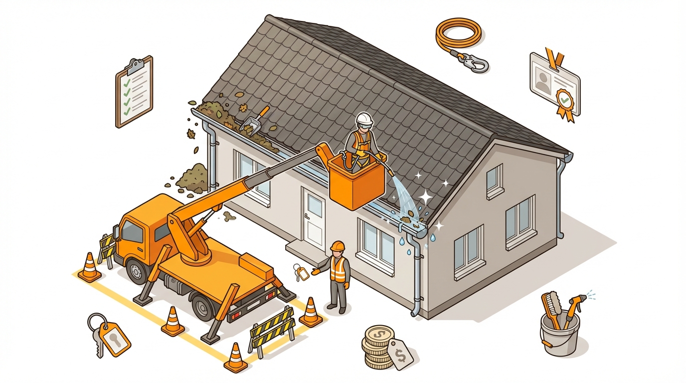 雨樋 掃除 自分で 高所作業車