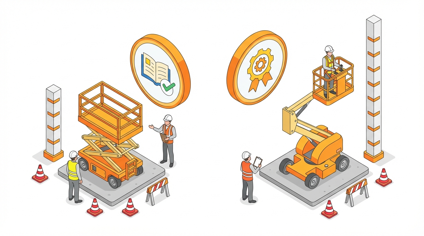 特別教育 技能講習 違い 高所作業車