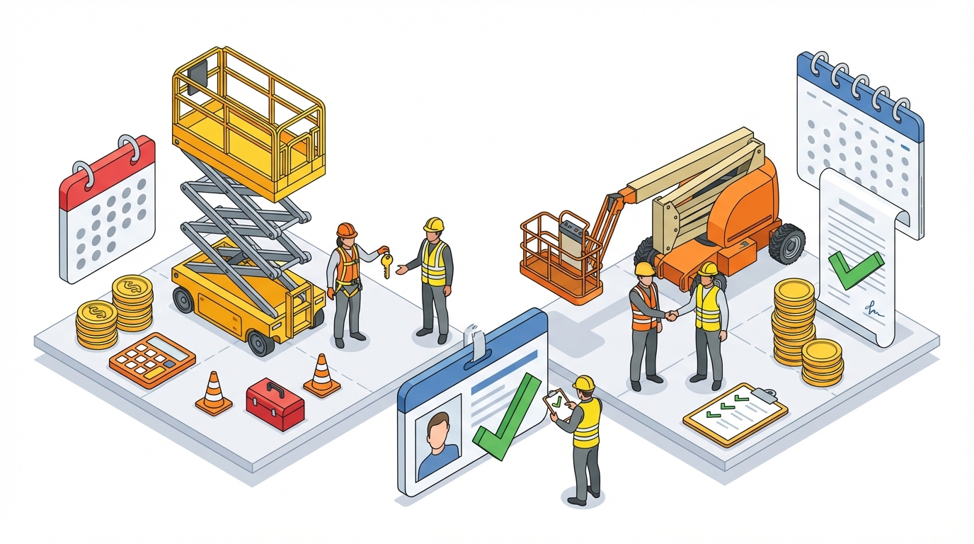 高所作業車 リース レンタル