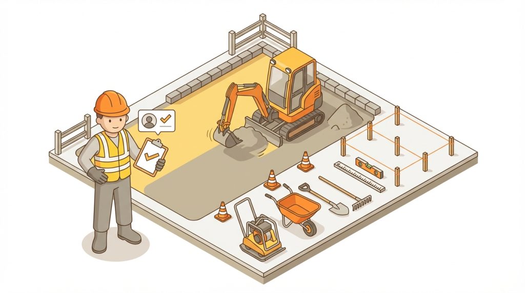 庭 整地 自分で バックホー