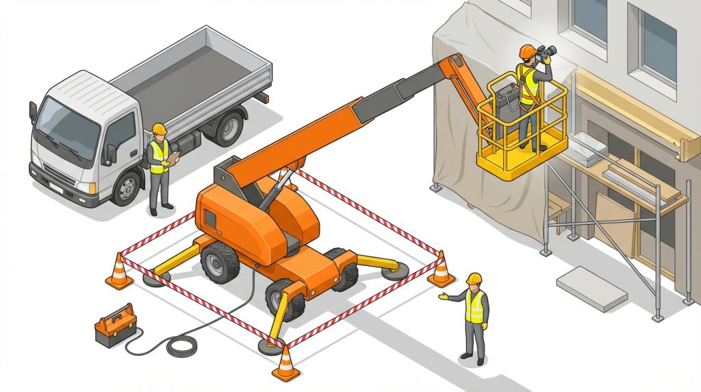 高所 撮影 レンタル 高所作業車