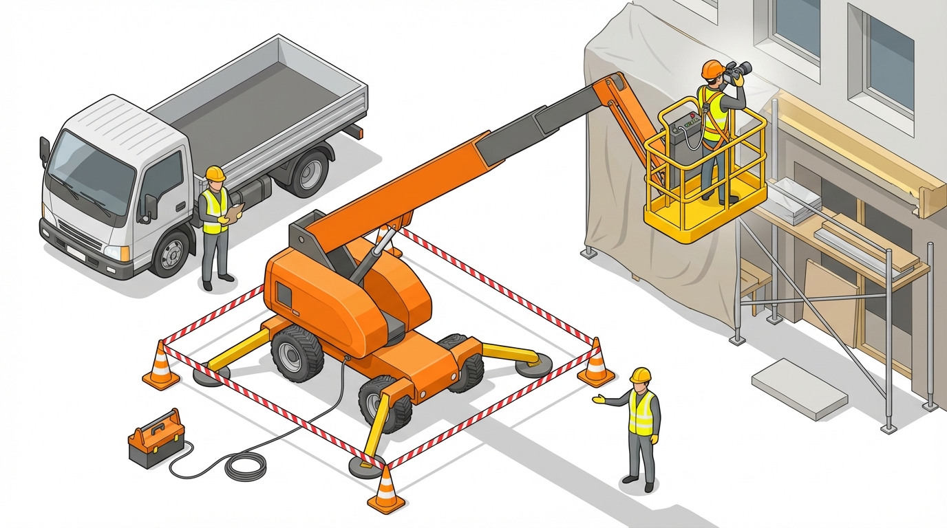 高所 撮影 レンタル 高所作業車